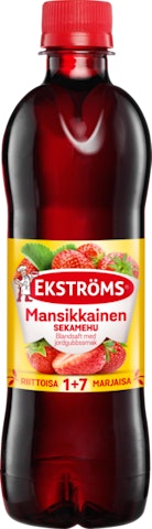 Ekströms sekamehutiiviste 0,5l mansikkainen