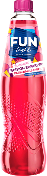 FUN Light juomatiiviste 0,5l passion-raparperi