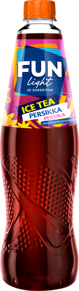 FUN Light Ice Tea persikka jääteen makuinen juomatiiviste 0,5l