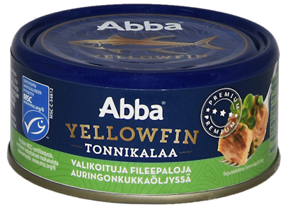 Abba Yellowfin tonnikalaa öljyssä MSC 150 g/105 g