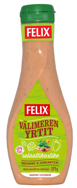 Felix Välimeren yrtit salaattikastike 375g