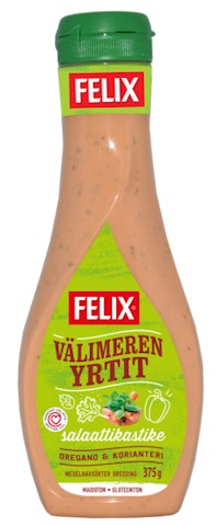 Felix Välimeren yrtit salaattikastike 375g
