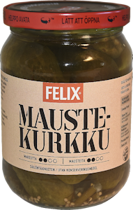 Felix kokonaisia maustekurkkuja mausteliemessä 680g/340g