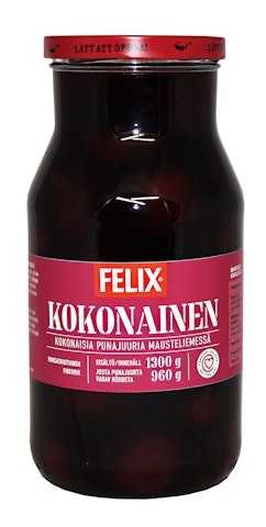 Felix kokonaisia punajuuria mausteliemessä 1300g/960g