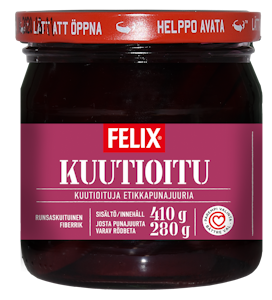 Felix kuutiopunajuuri mausteliemessä 420g/280g