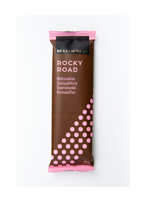Kultasuklaa Rocky Road maitosuklaalevy 80g