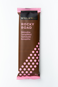 Kultasuklaa Rocky Road maitosuklaalevy 80g