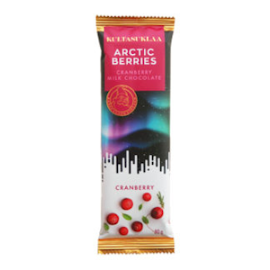 Kultasuklaa Arctic Berries suklaalevy 80g karpalo