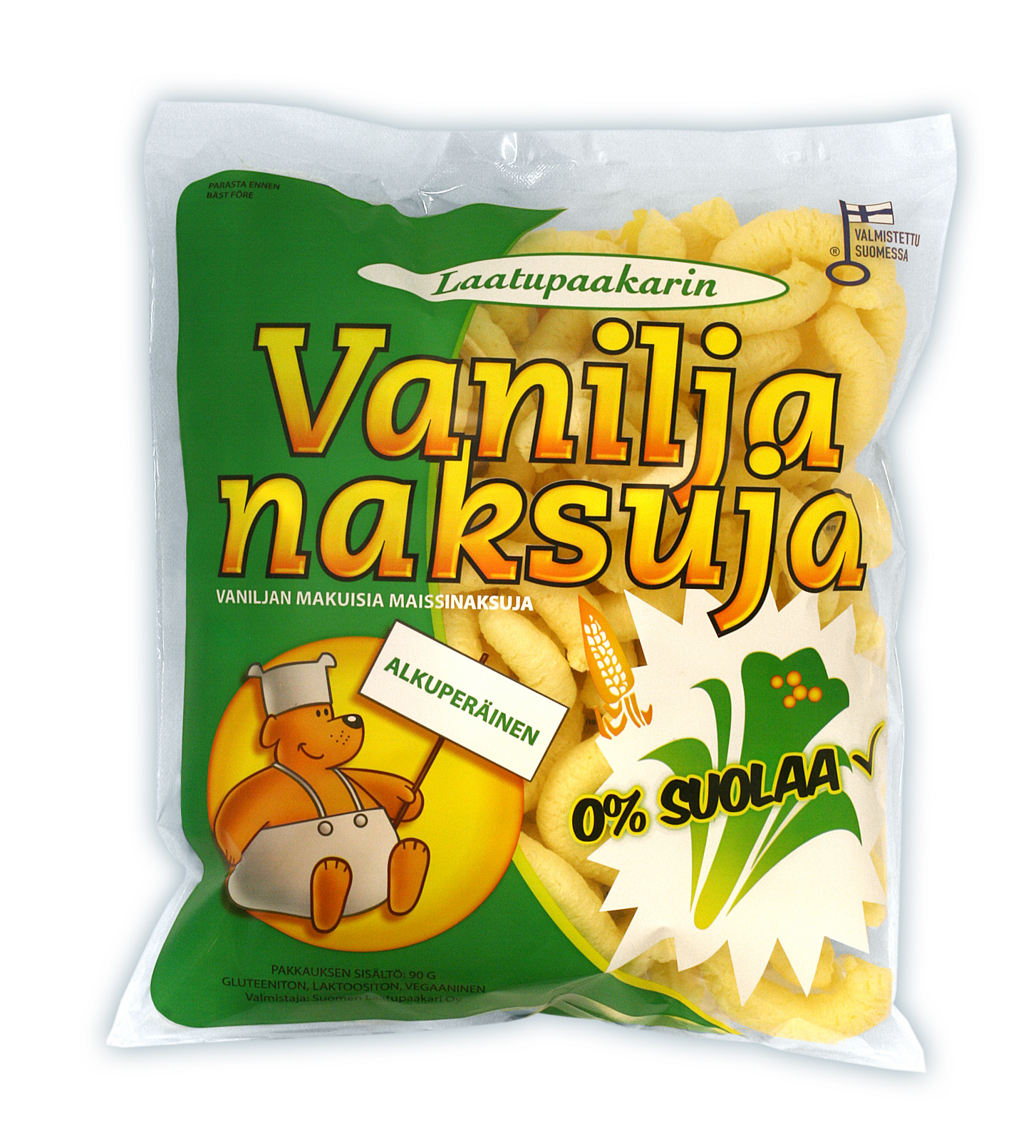 Laatupaakarin 90g Vaniljanaksuja