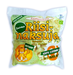 Laatupaakarin Riisinaksuja 65g gton luomu