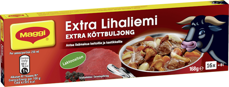 240x Maggi Extra Lihaliemi liemikuutio 16kpl 168g