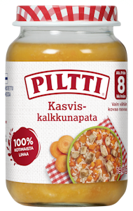 Piltti Kasvis-kalkkunapata 190g 8kk