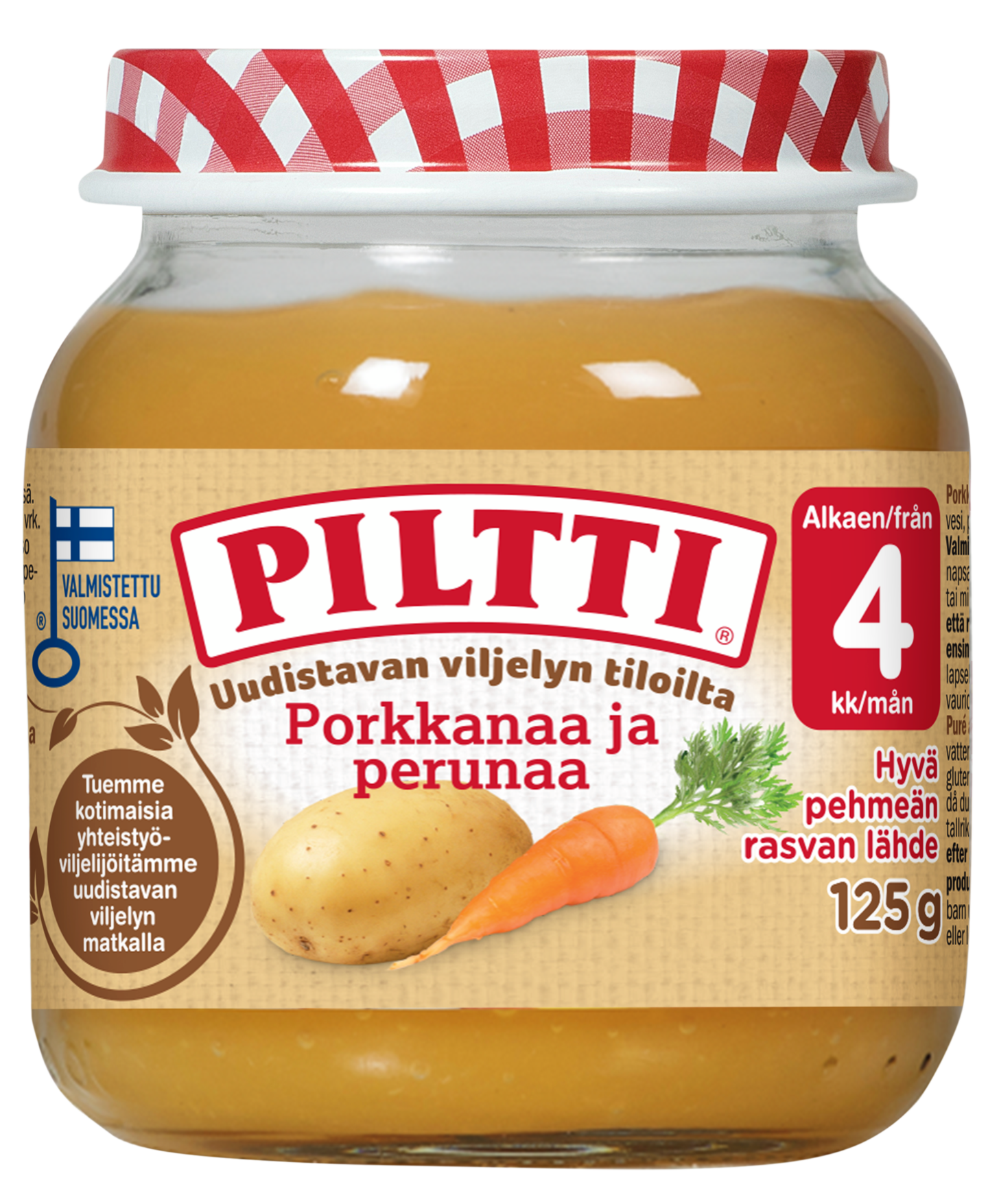 Piltti Porkkanaa ja perunaa 125g 4kk