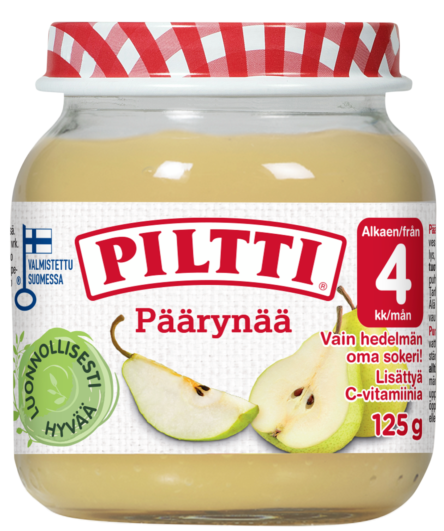 Piltti Päärynää 125g 4kk