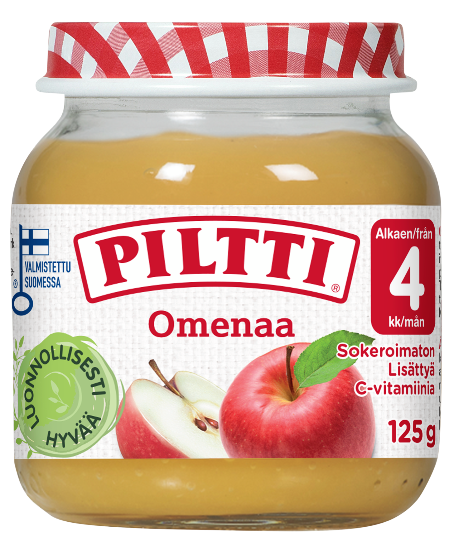 Piltti Omenaa 125g 4kk