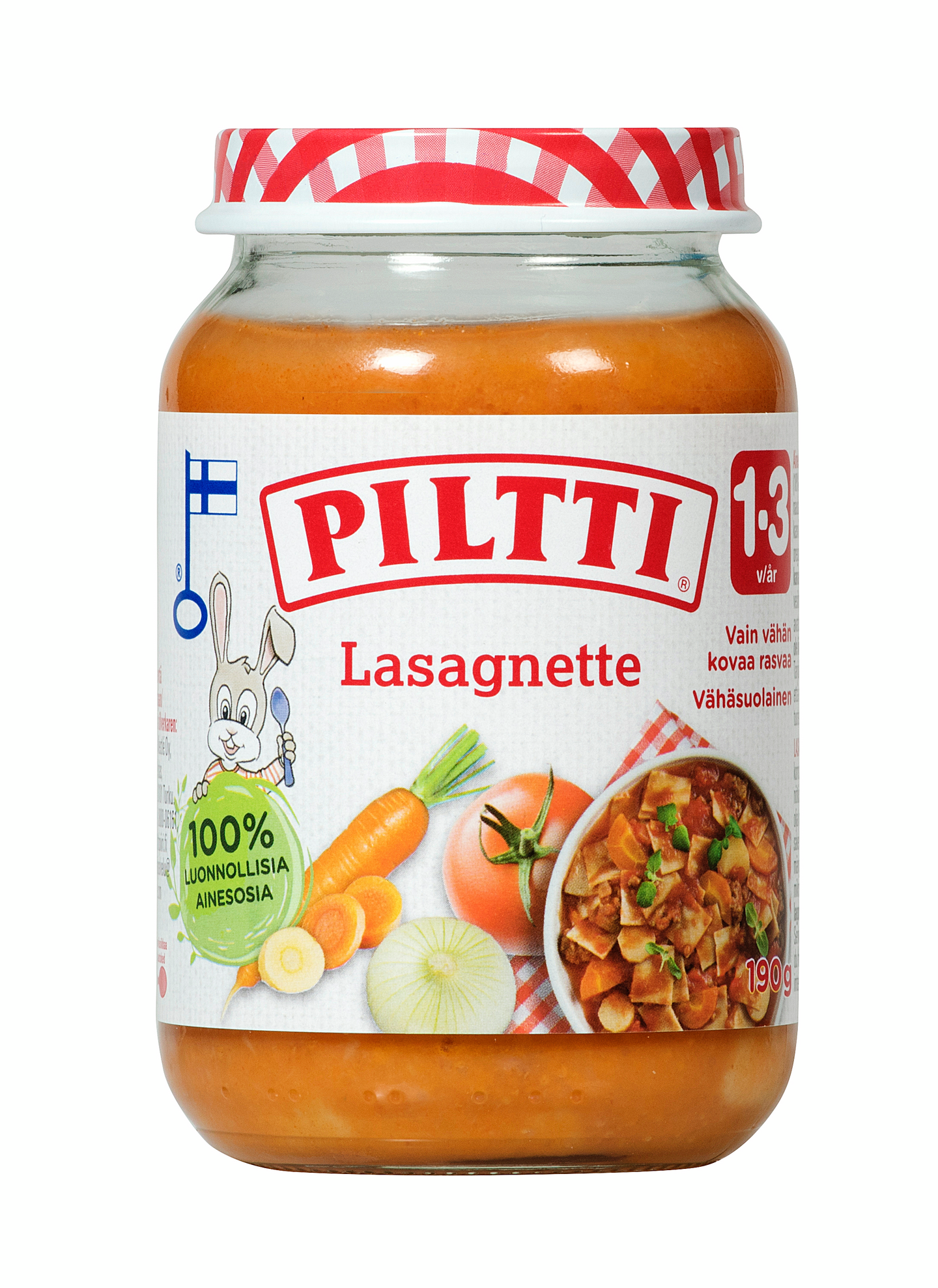 Piltti Lasagnette 190g 1-3v
