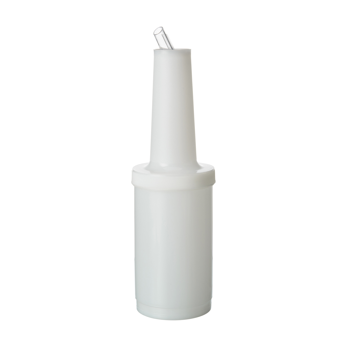 Mikseri-/mehupullo muovi 1L valkoinen