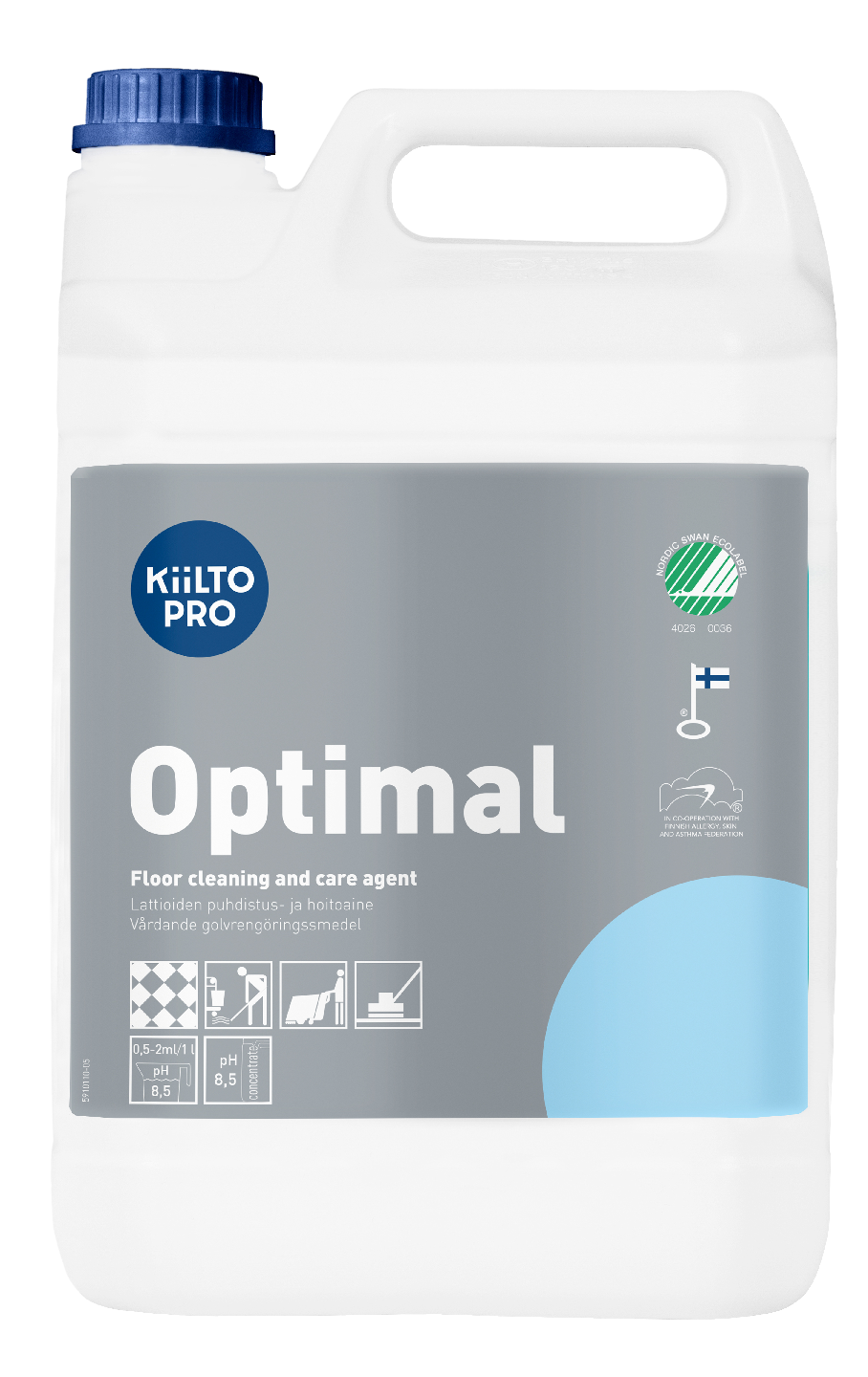 Kiilto Optimal lattian puhdistus- ja hoitoaine 5l