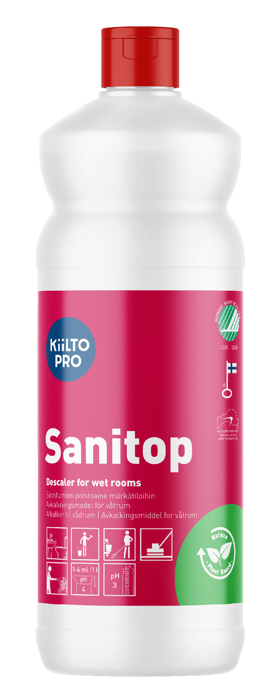 Kiilto Sanitop Hapan puhdistusaine 1l