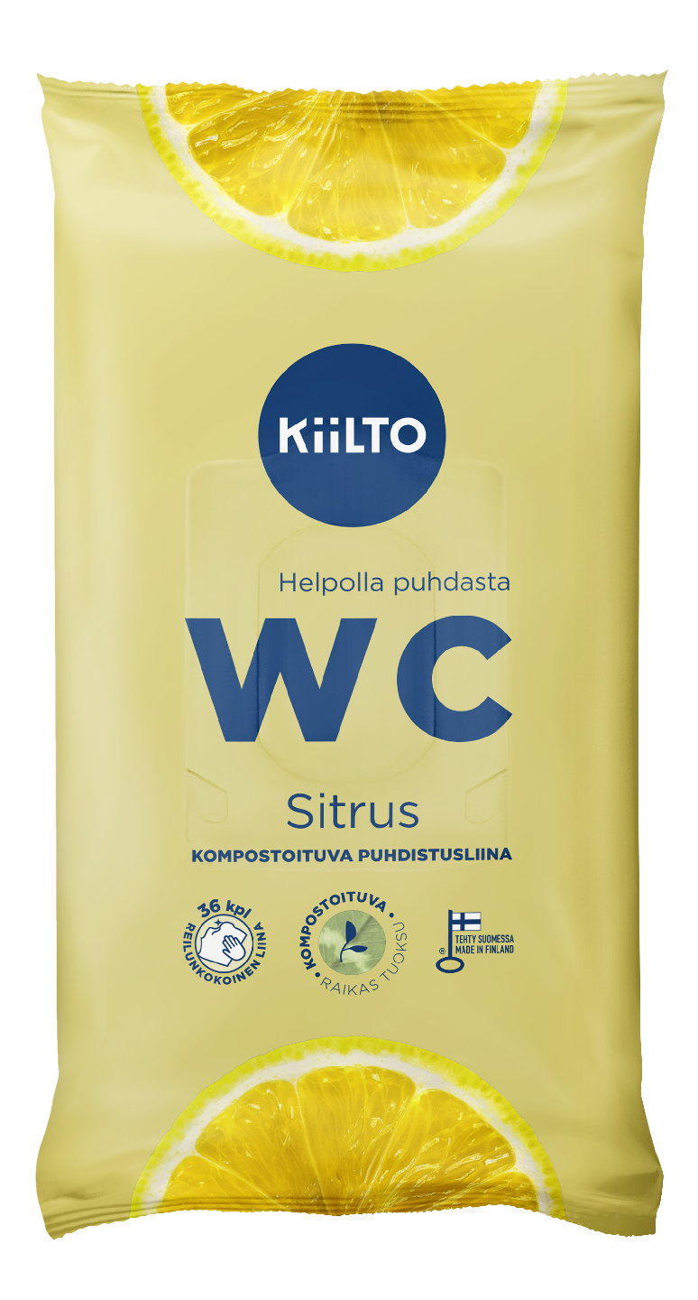 Kiilto WC puhdistusliina Sitrus 36 kpl