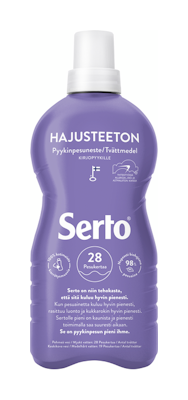 Serto Hajusteeton pyykinpesuneste 750ml