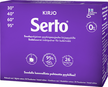 Serto Kirjo Pyykinpesujauhe 890g