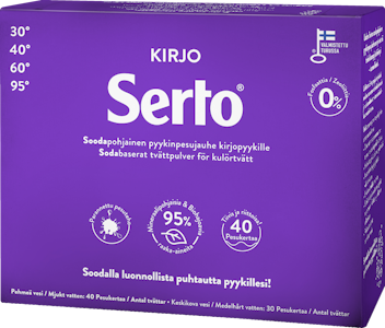 Serto Kirjo Pyykinpesujauhe 1,35kg