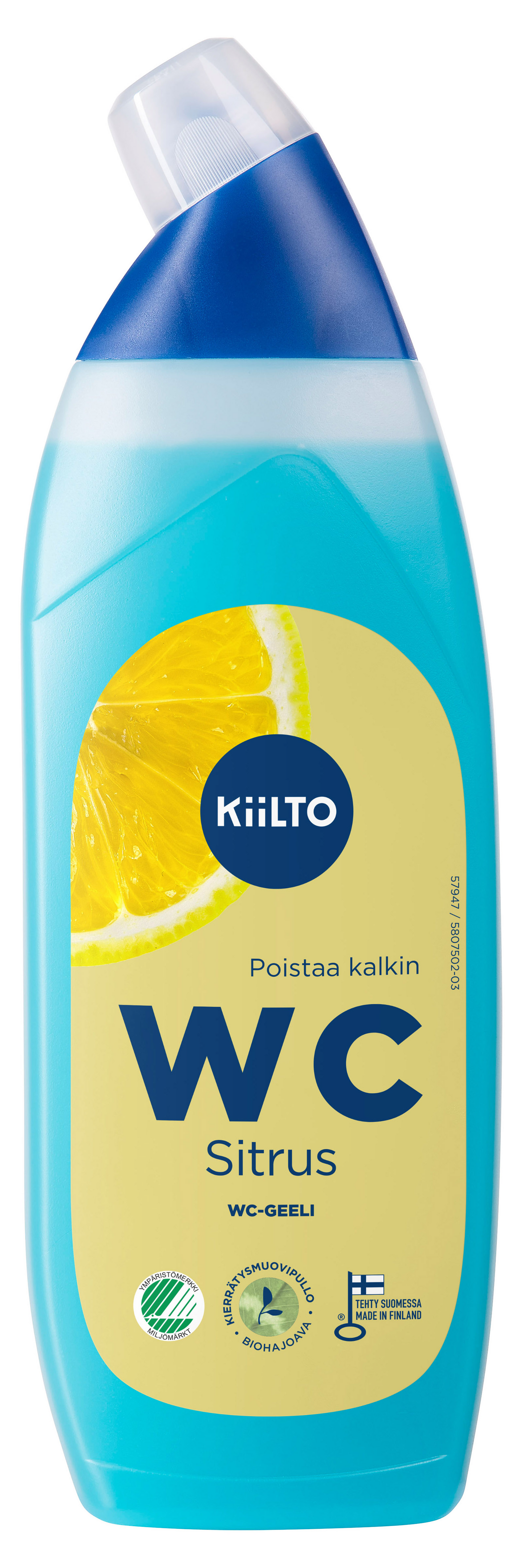 Kiilto WC-geeli 750ml sitrus