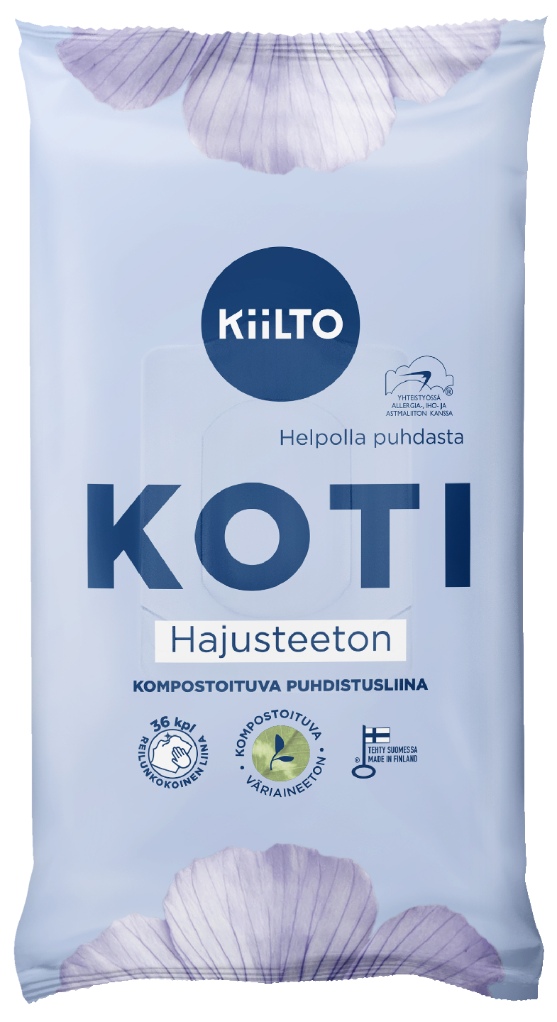 Kiilto hajusteeton yleispuhdistusliina 36kpl