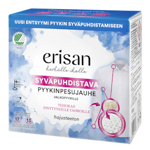 Erisan syväpuhdistava pyykinpesujauhe 750g valkopyykille