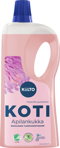 Kiilto Koti biohajoava yleispuhdistusaine 1L Apilankukka