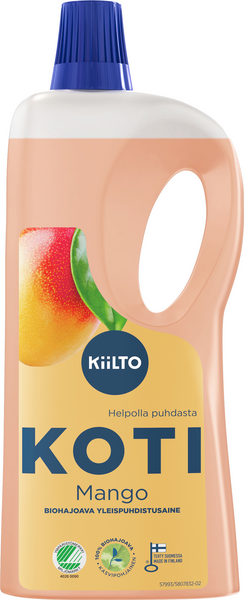 Kiilto Koti biohajoava yleispuhdistusaine 1L Mango