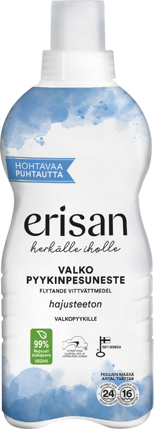 Erisan Valko pyykinpesuneste 850ml biohajoava