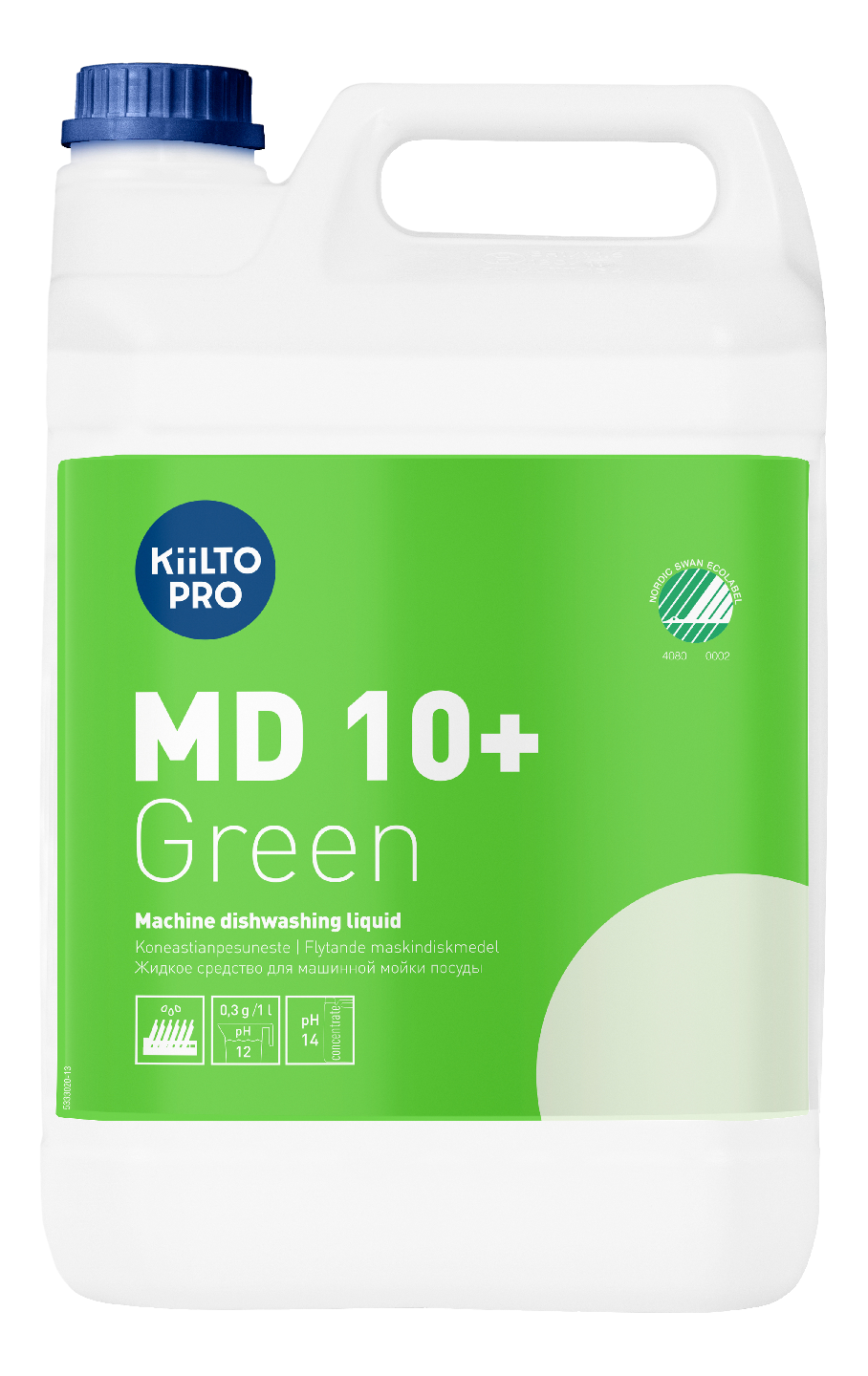 KiiltoMD 10+ Green 5l koneastianpesuaine