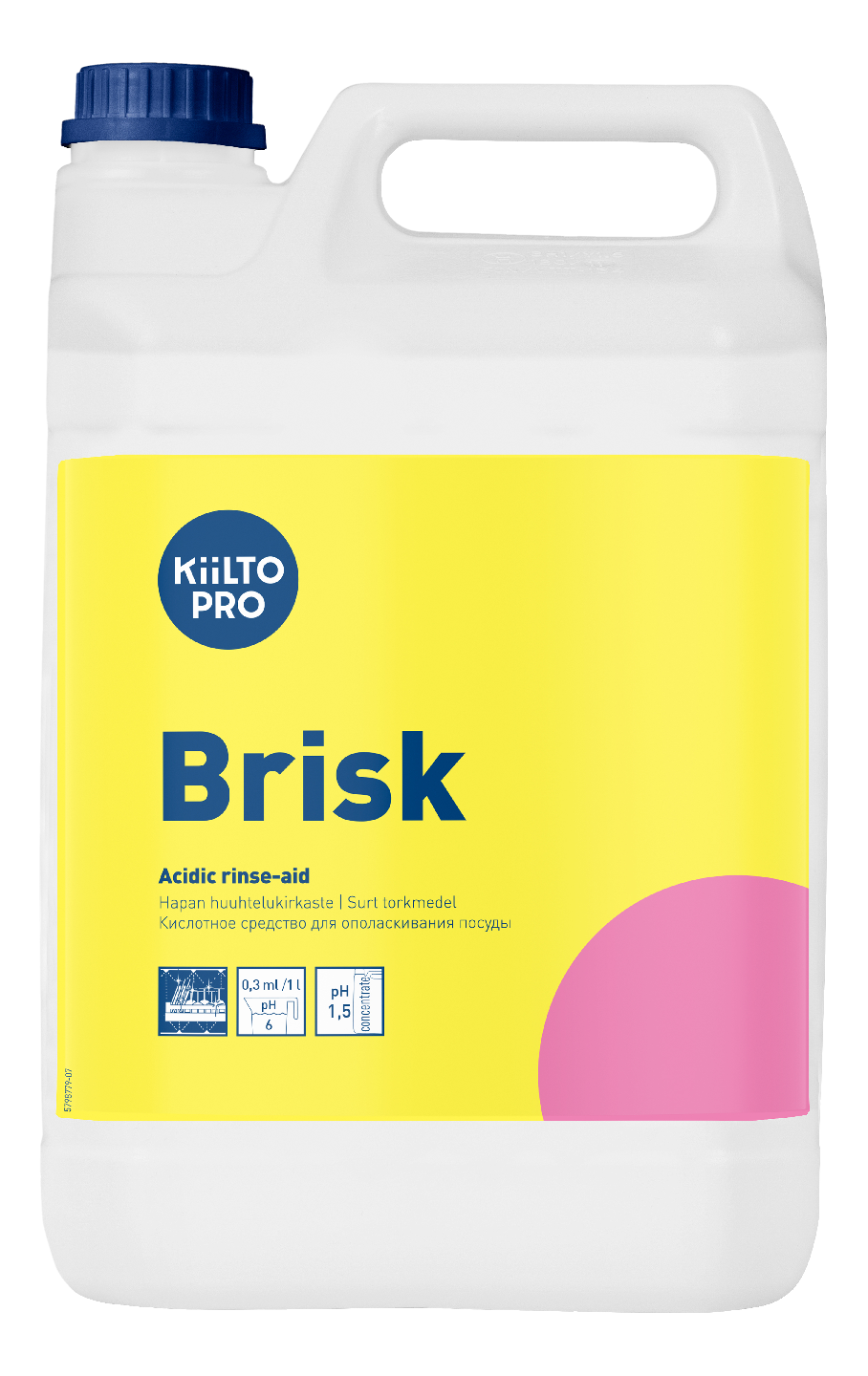 Kiilto Brisk hapan huuhtelukirkaste 5l