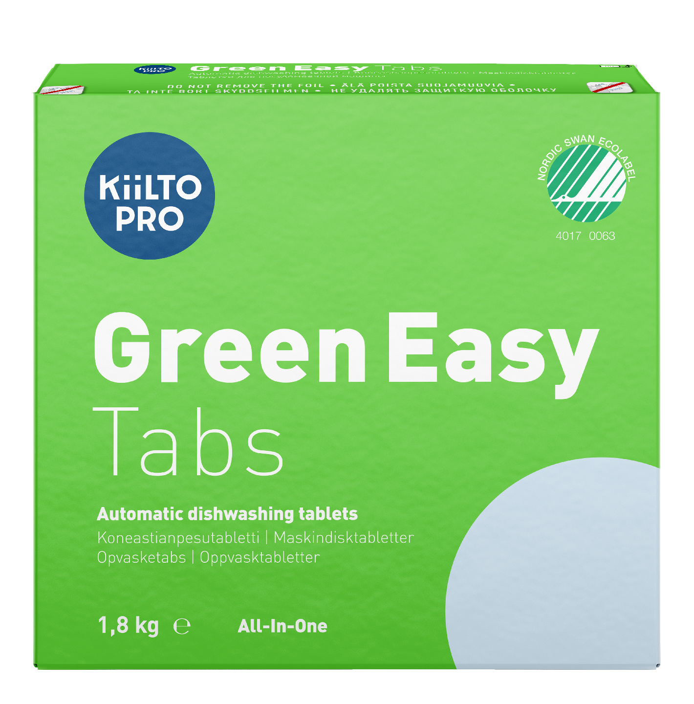 Kiilto Green Easy Tabs koneastianpesutabletti 100x18g