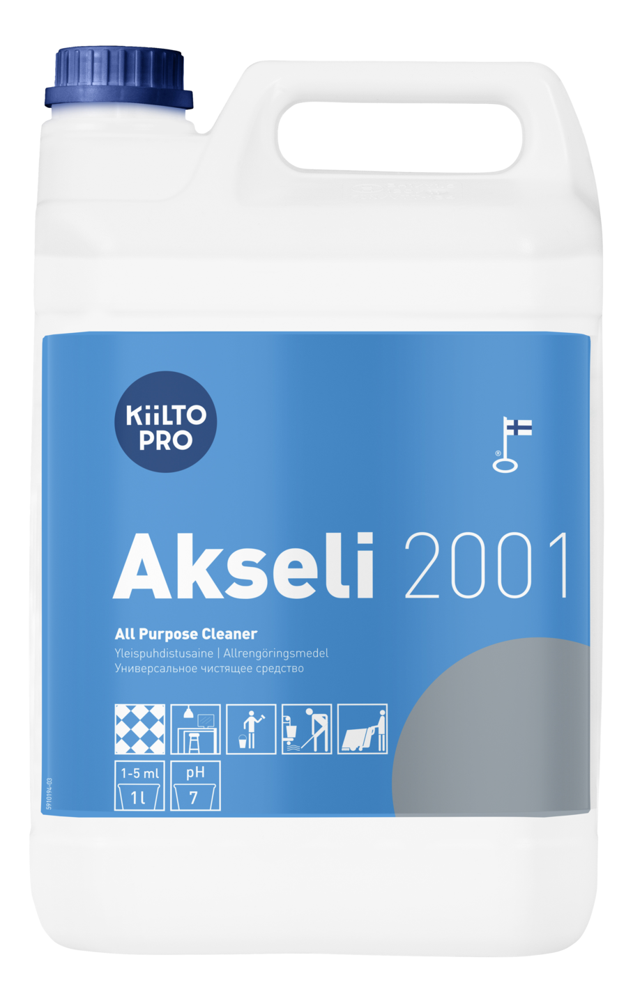 Kiilto Akseli 2001 Yleis- ja peruspuhdistusaine 5l