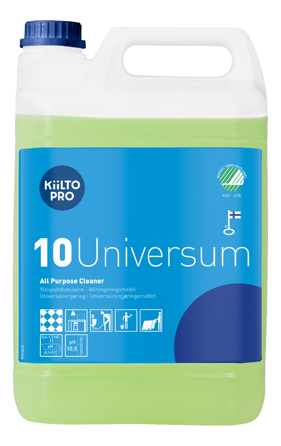 Kiilto 10 Universum 5l yleispuhdistusaine