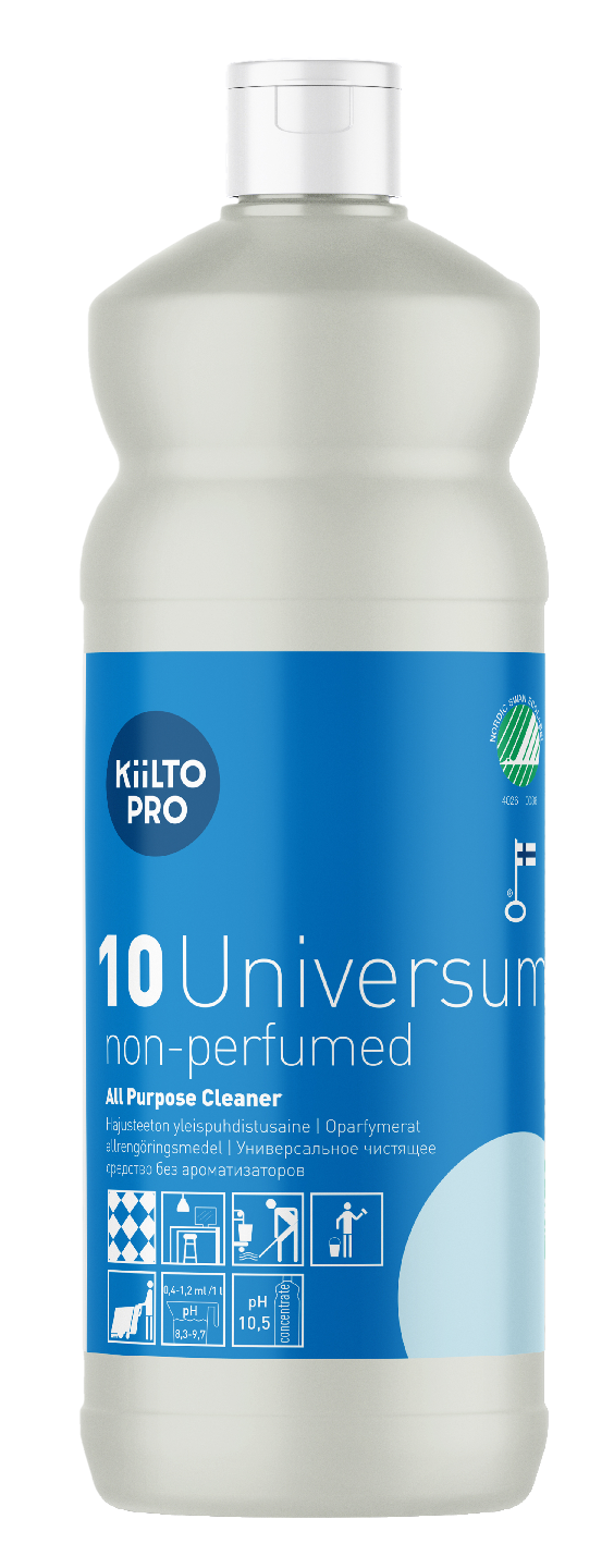 Kiilto 10 Universum 1l hajusteeton yleispuhdistusaine