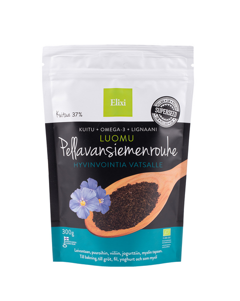 Elixi pellavansiemenrouhe 300g luomu