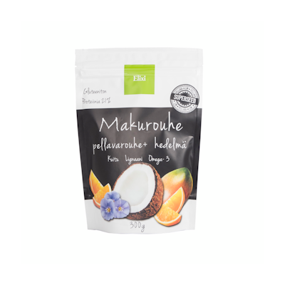 Elixi Makurouhe 300g pellavarouhe + hedelmä