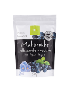 Elixi Makurouhe 300g pellavarouhe + mustikka