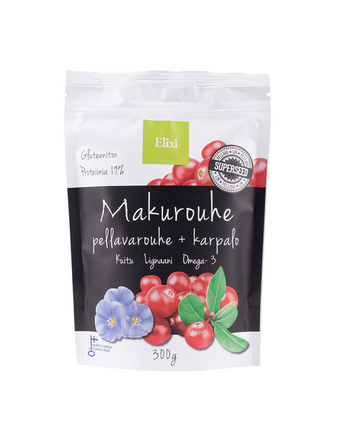 Elixi Makurouhe 300g pellavarouhe + karpalo