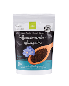 Elixi pellavansiemenrouhe + Ashwagandha 300g