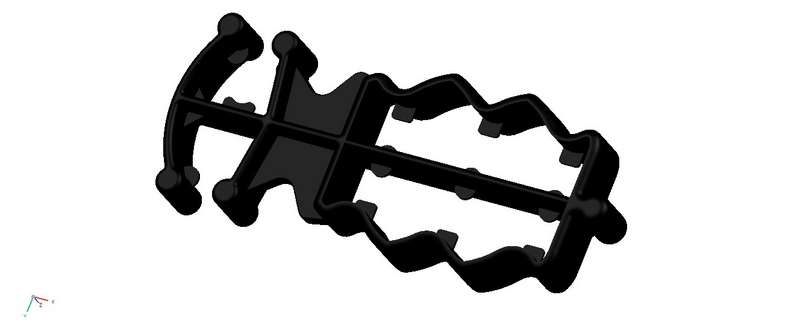 Freefix suksi-ja sauvapidike musta