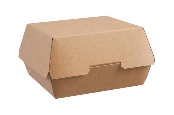 Aspelin Kartonkinen hampurilaisrasia ruskea 135x125x75mm 125kpl