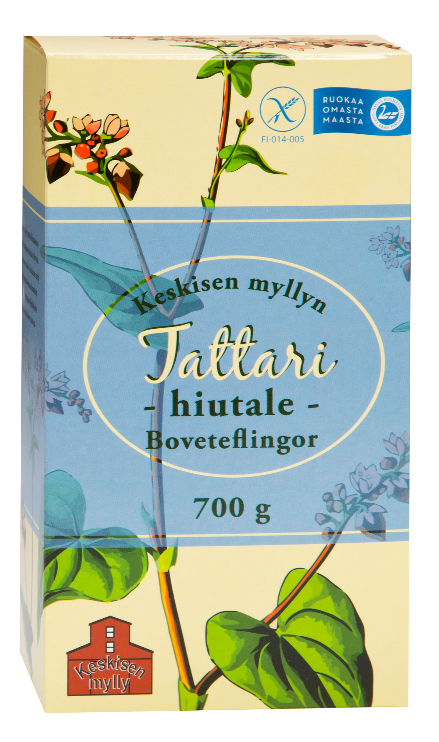 Keskisen mylly tattarihiutale 700g — HoReCa-tukku Kespro