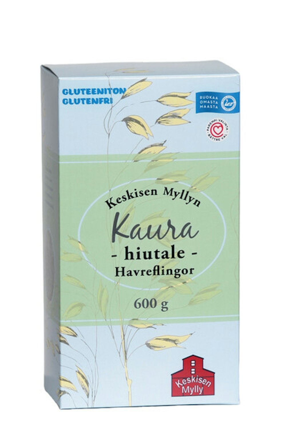 Keskisen Myllyn kaurahiutale 600g gluteeniton — HoReCa-tukku Kespro