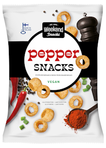 Weekend Snacks perunarengas 180g pippuri