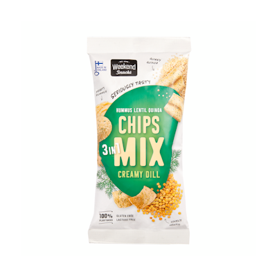 Weekend 3in1-sipsisekoitus 90g kermainen tilli